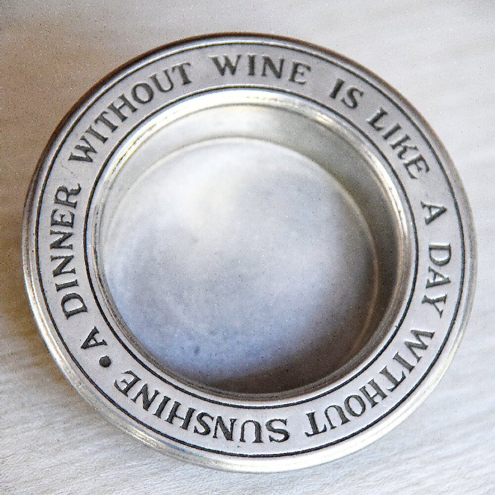 Wilton Armetale Wine Bottle Coaster